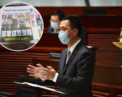 楊潤雄指政治推廣不應在校園出現。 資料圖片