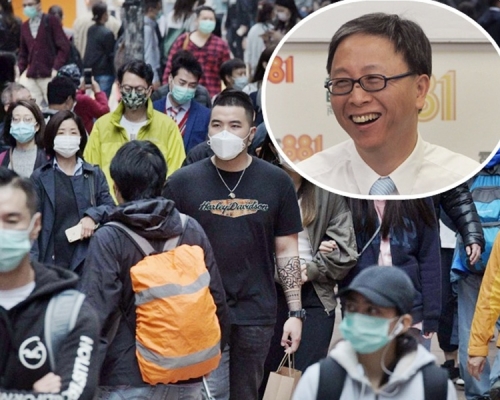 何栢良(小圖)指戴口罩有用但並非萬無一失。資料圖片