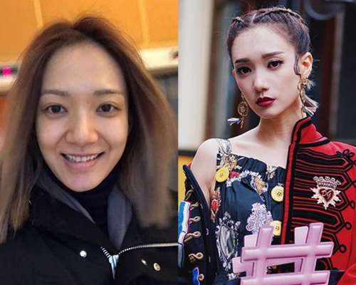 王君馨趁著三八婦女節以素顏示人。