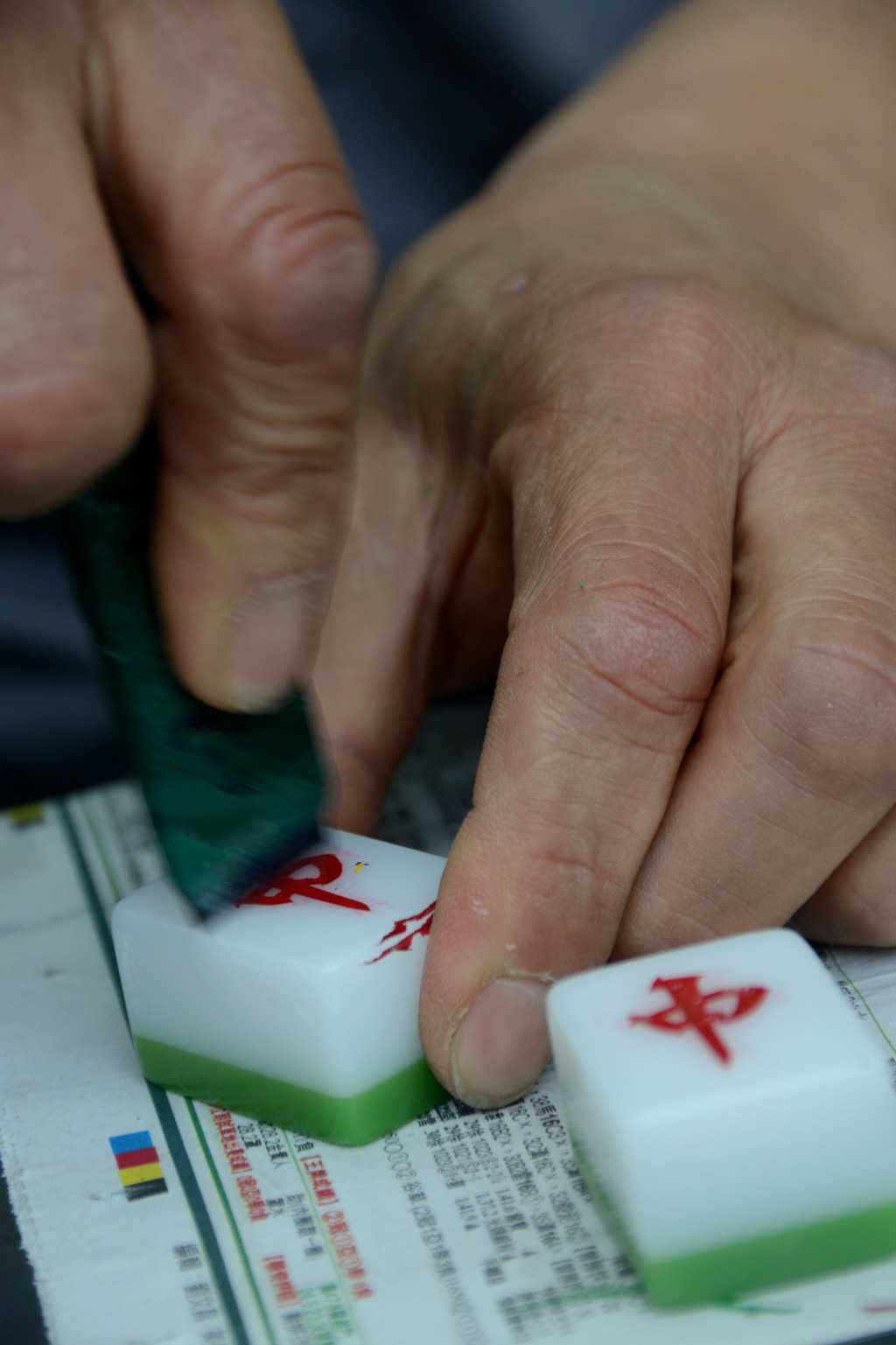 雕刻麻雀已經買少見少。