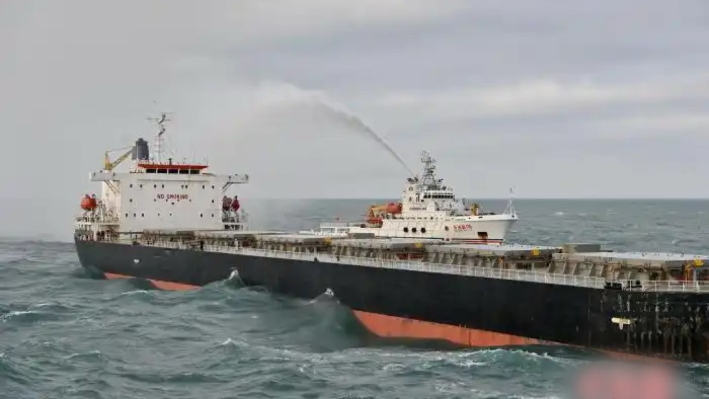 應急搜救演練現場。中新社 應急搜救演練現場。中新社