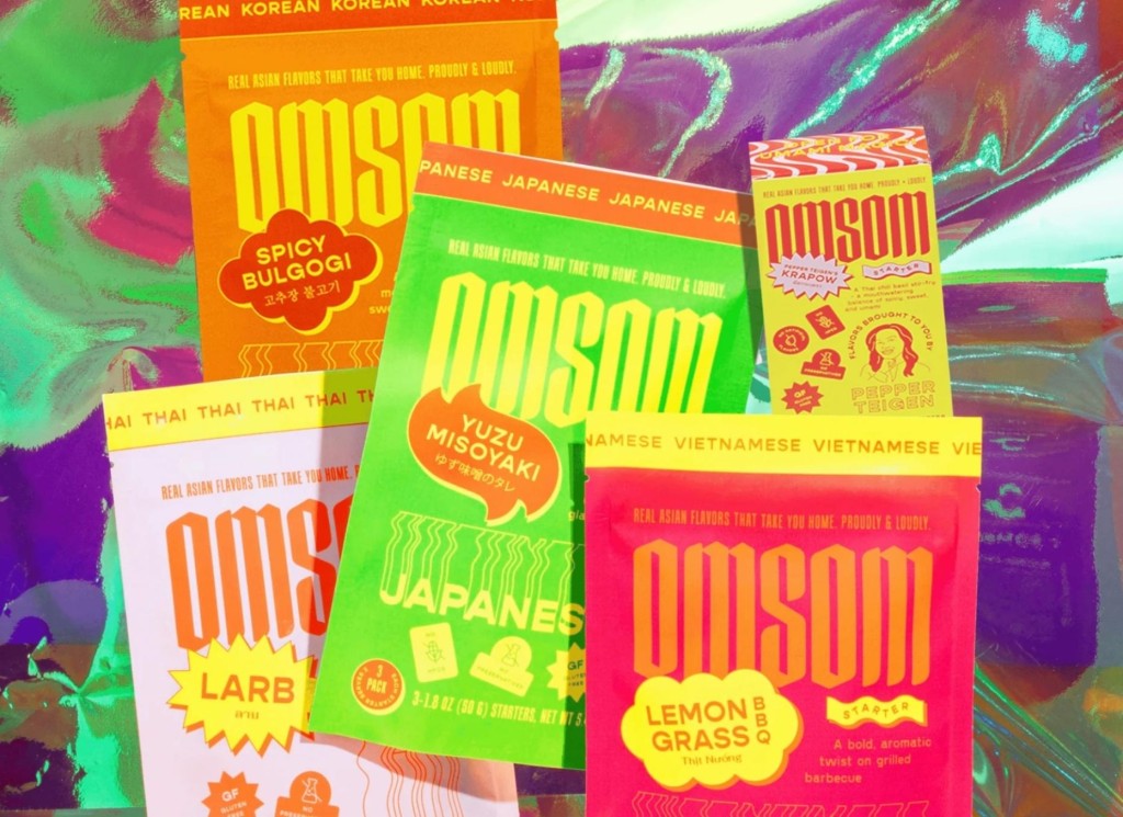 Omsom是來自亞洲的烹飪品牌，提供一系列東亞特色開胃菜。