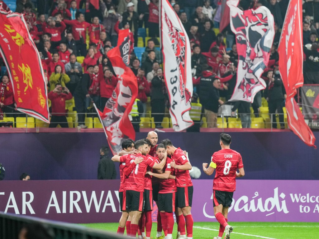 亞冠盃東亞區第五輪比賽中，成都蓉城隊主場1比1戰平日本廣島三箭隊。 新華社