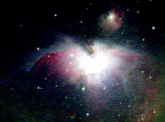 猎户座大星云（M42）。中大物理系「天文园」网页图片