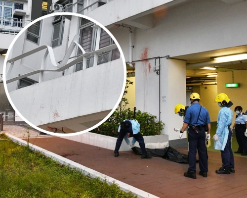 一名56歲女子今晨約5時,從沙田碩門邨瑞碩樓高處墮。