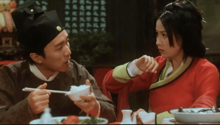 周星馳之前曾和劉嘉玲合作。