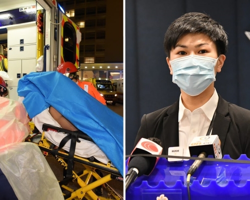 九龍城小食店店主日前被淋腐液受傷(圖左)，警方公布拘捕一名涉案16歲男子。