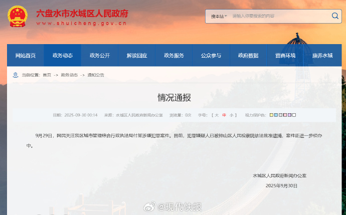 官方證實已批捕付某但未交代案情。