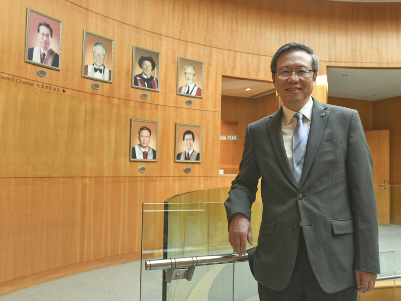 理工大學校長滕錦光。資料圖片