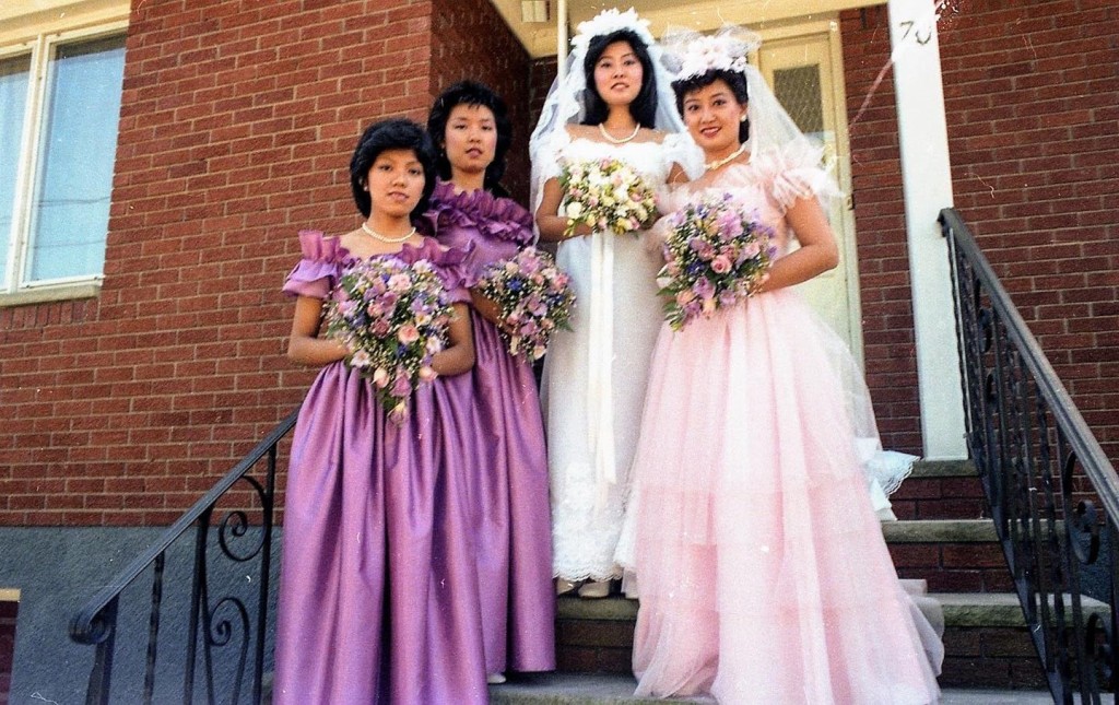 锺慧冰曾分享妹妹当年婚礼的旧相。