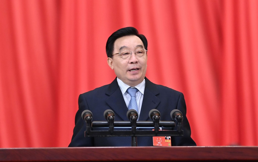 全國人大副委會長王晨。