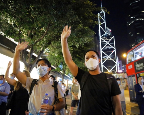 全國人大計劃就港區國安法立法,英國、澳洲及加拿大發表聯合聲明深切關注中方做法。AP資料圖片