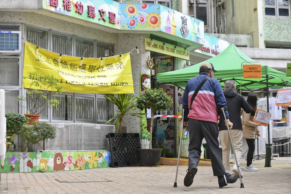 圖為2021年立法會換屆選舉。資料圖片