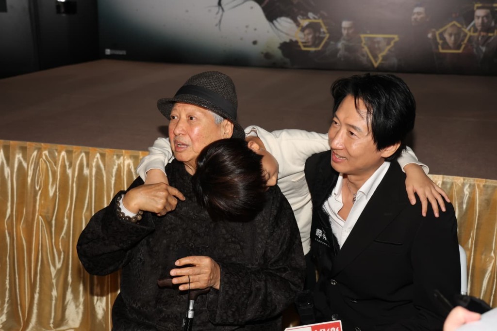 洪金寶笑指孫仔準備好拍戲，「但我會嘔血！」