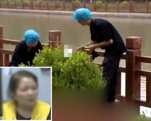 上海市松江區警方近日在當地一條河中發現一具剛出生的男嬰屍體，調查後發現下毒手的竟然是她的外婆（小圖）。（網圖）