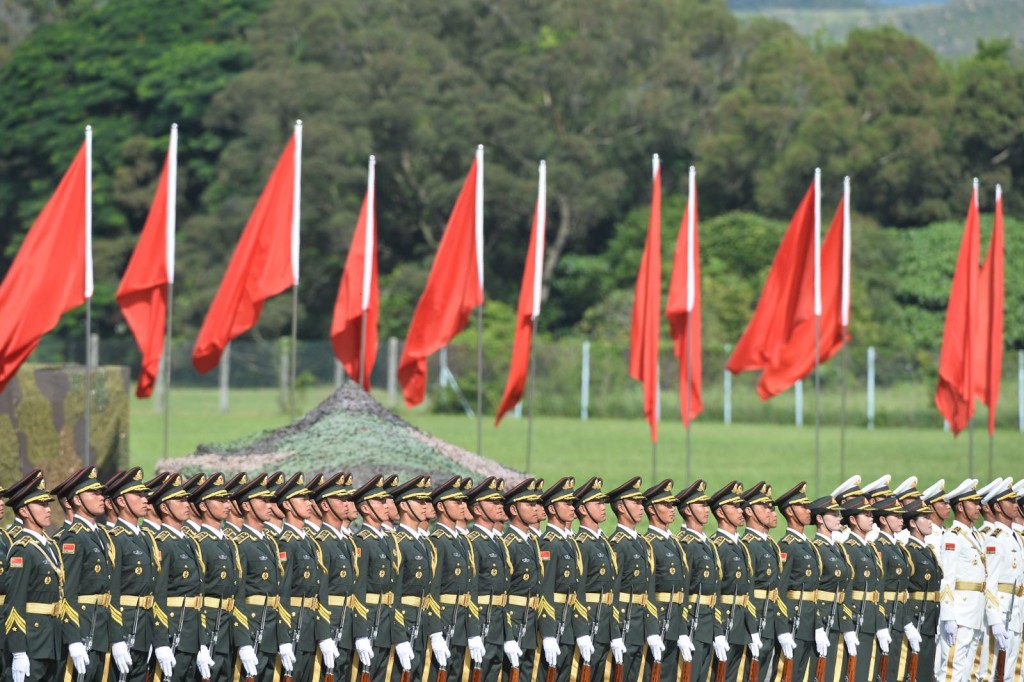 受閱部隊是回歸20年來最大規模。