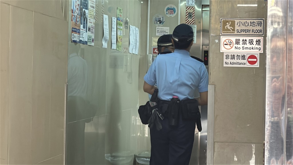 警員到場調查。