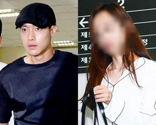 金贤重与前女友。网图
