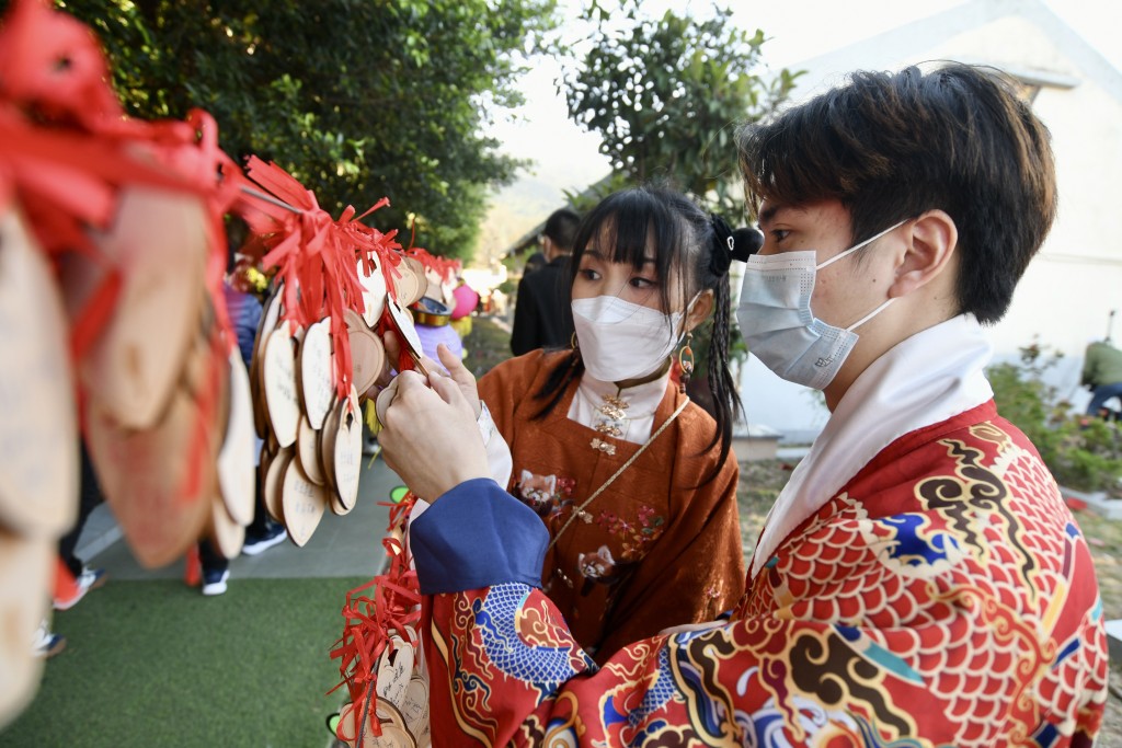 大埔林村舉辦「漢服日主題攝影活動」。盧江球攝