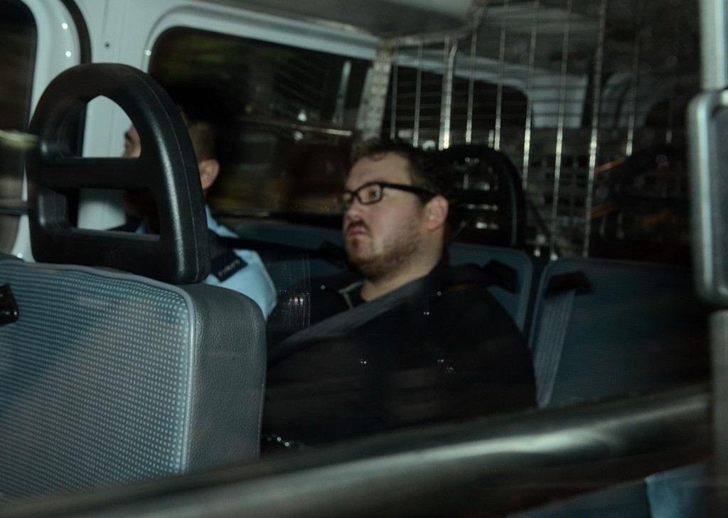 兇手Rurik Jutting被判終身監禁。資料圖片 兇手Rurik Jutting被判終身監禁。資料圖片