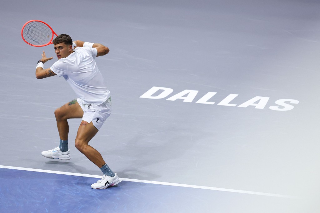 黃澤林的對手，是世界排名20位的高保利。路透社