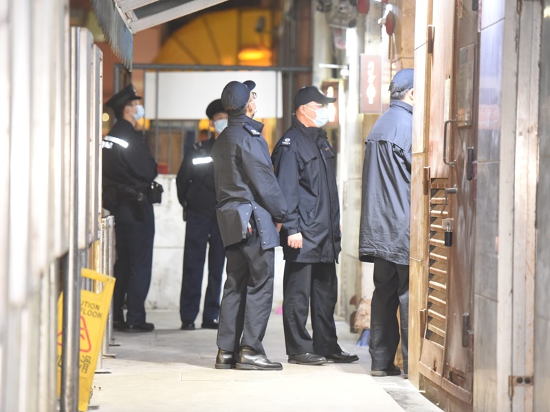 期後到尖沙咀山林道21號一個大廈巡查。