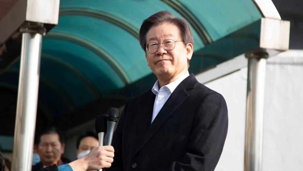 南韓總統李在明。 新華社