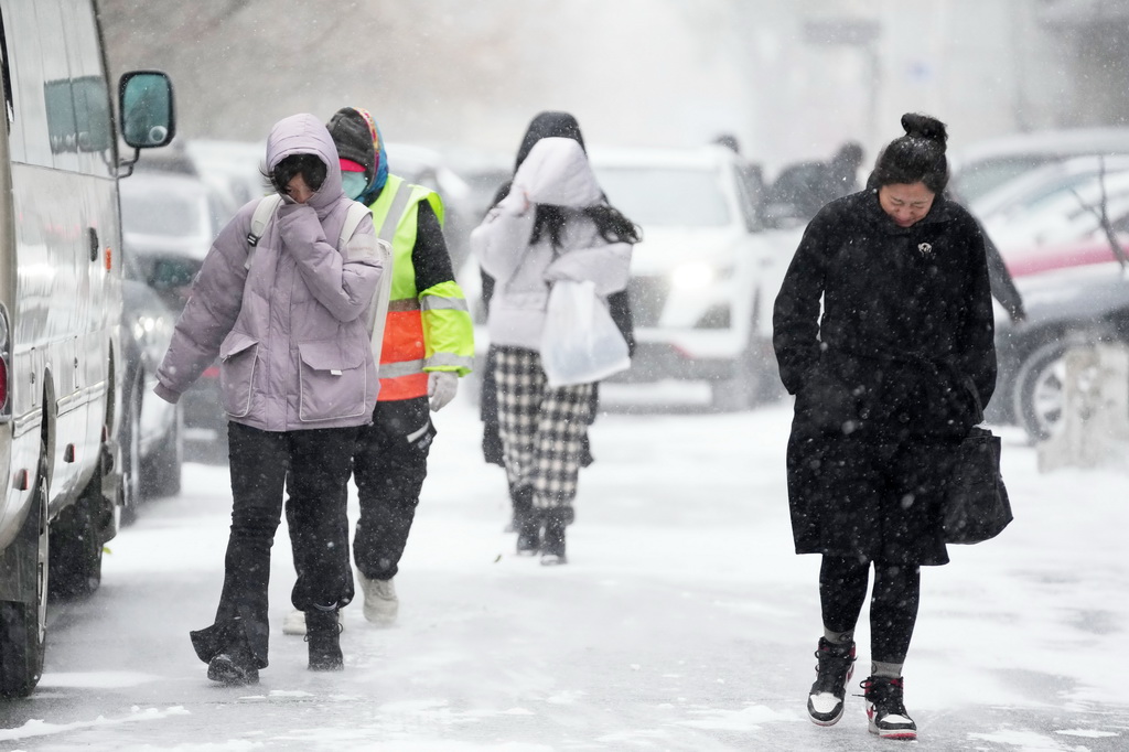 近日北方不少地方降雪。 新華社