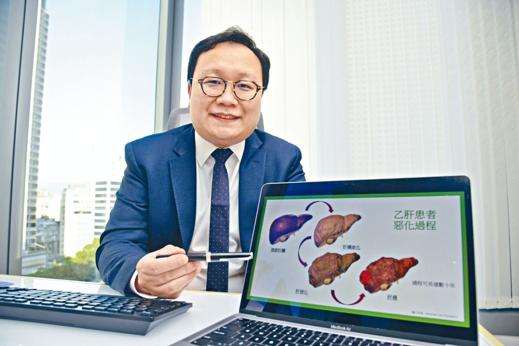 ■陳偉聰表示，大多數感染病毒性肝炎的病人均沒有症狀。