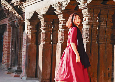 ■侯艳琪大使公开的照片。