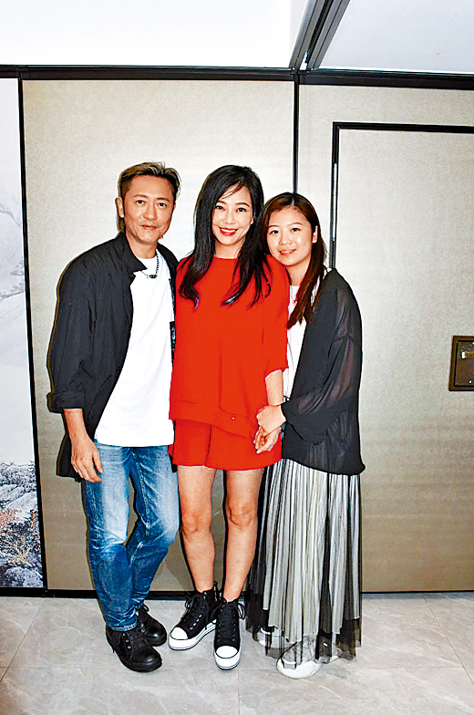 蘇志威與劉小慧力撐女兒創業。 蘇志威與劉小慧力撐女兒創業。