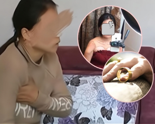 中年婦沉迷「美顏」拋夫棄子,揚言該嫁富二代。網圖