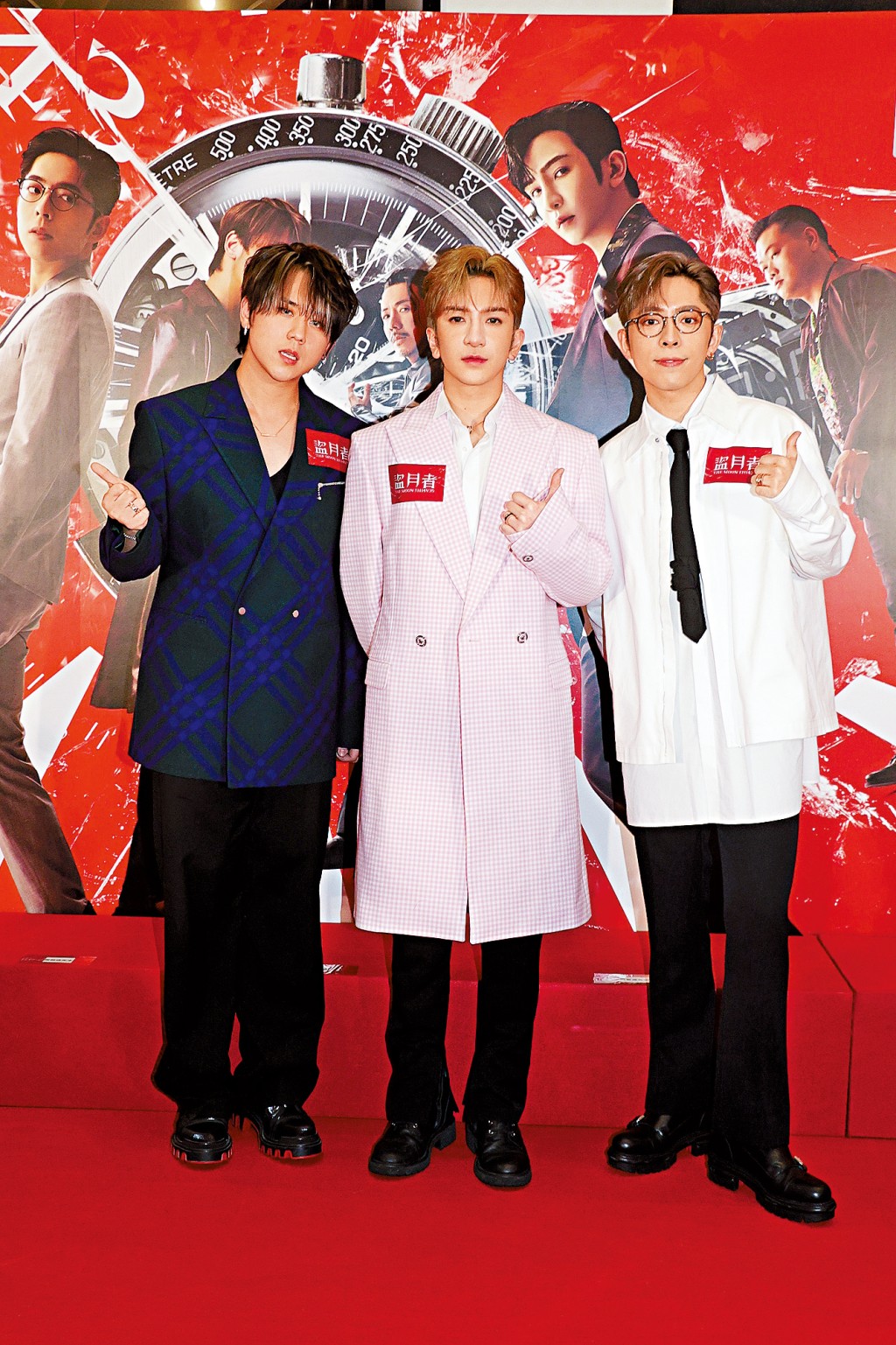 盧瀚霆及呂爵安主演、姜濤特別演出的英皇電影《盜月者》,昨晚舉行首映。