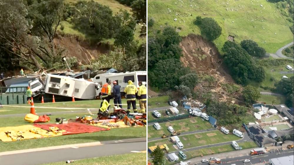 新西蘭北島山泥傾瀉，2死多人失蹤。 路透社