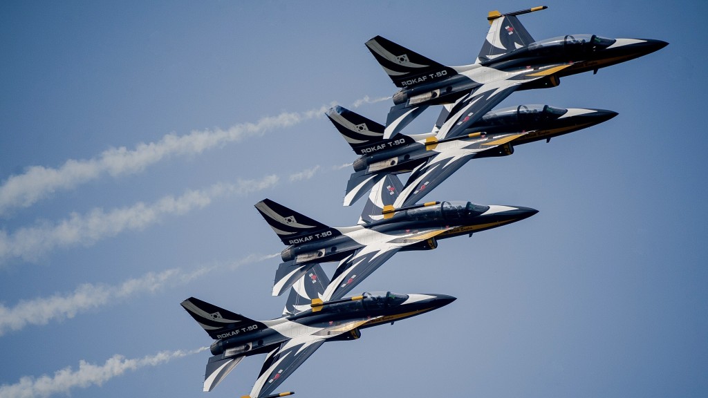 南韓空軍「黑鷹」特技飛行表演隊。 美國國防部