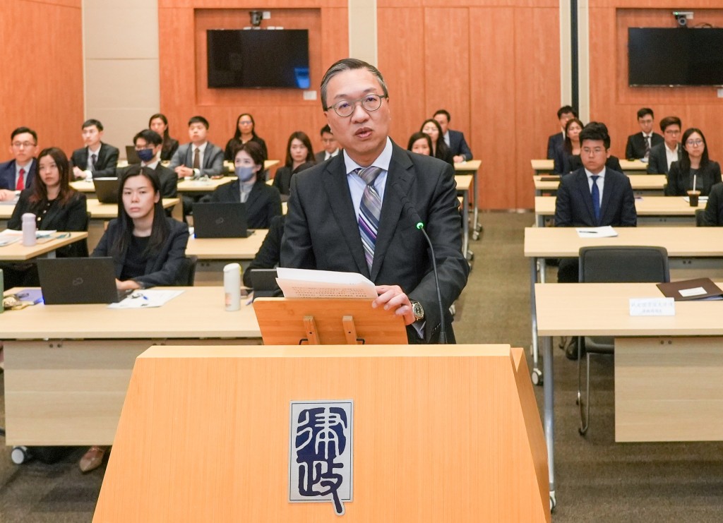 律政司司長林定國。林定國FB