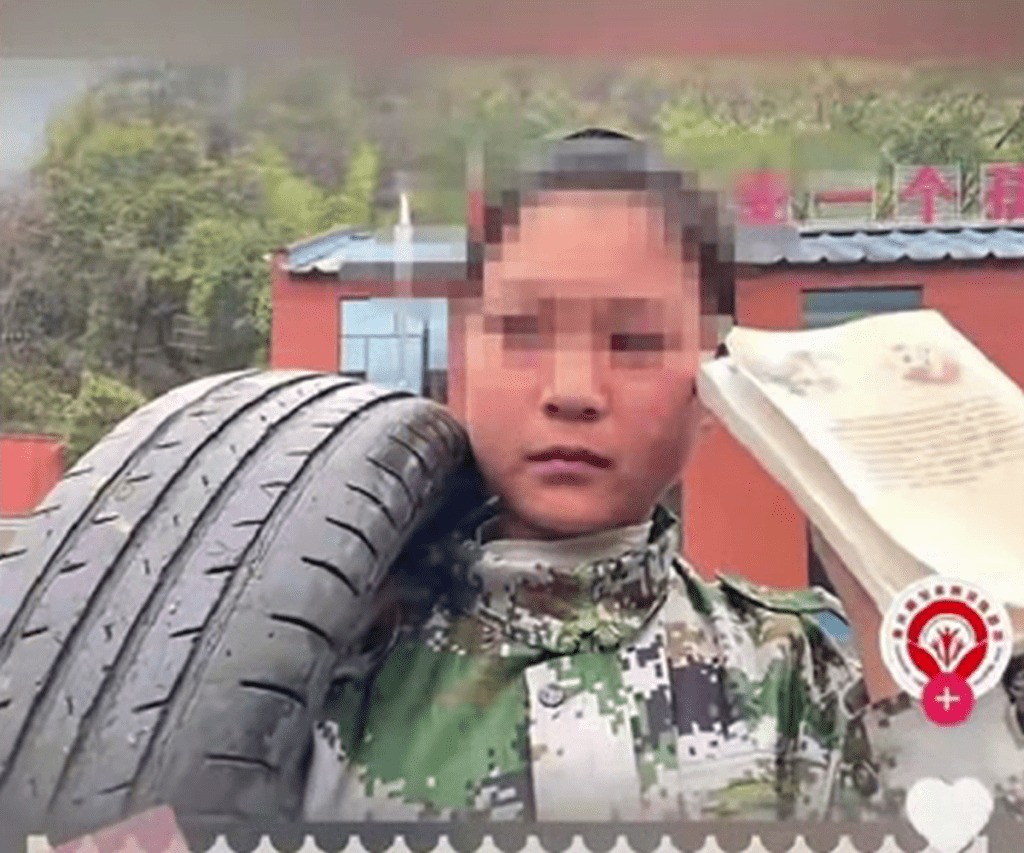 18歲女高考失利被送入教育基地，男友追蹤拍下學員遭教官騎住狂毆。