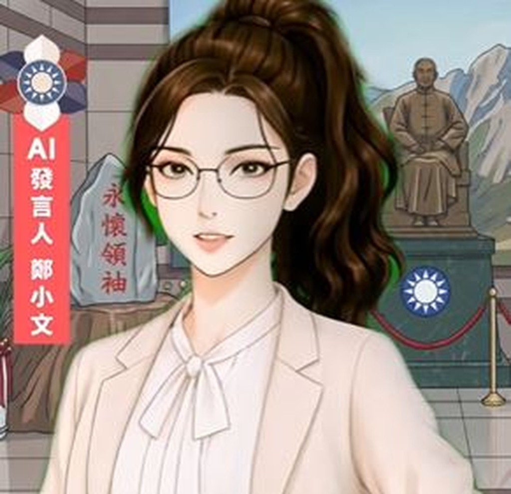 國民黨AI發言人鄭小文。 國民黨AI發言人鄭小文。