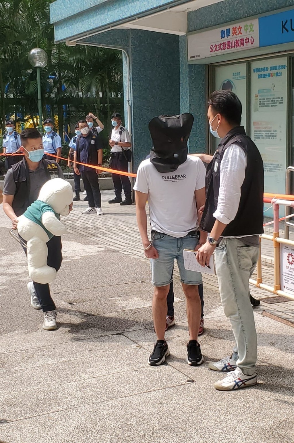 被捕涉案疑犯。