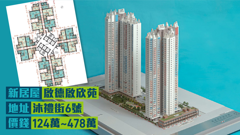 啟欣苑共提供1,840個單位。