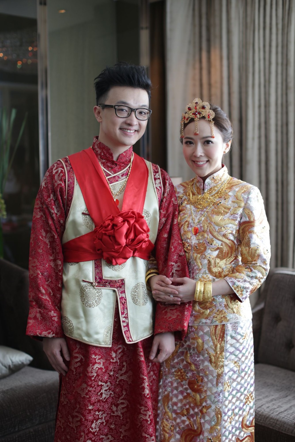 劉明軒做足傳統儀式。