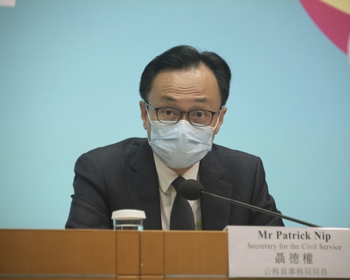 聶德權表示,本港疫苗接種總劑次突破400萬。資料圖片