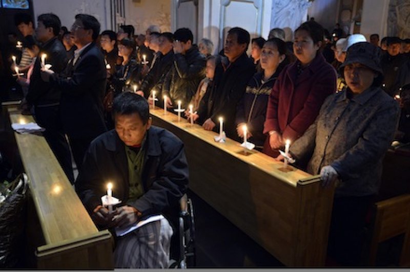 中國天主教會活動。
