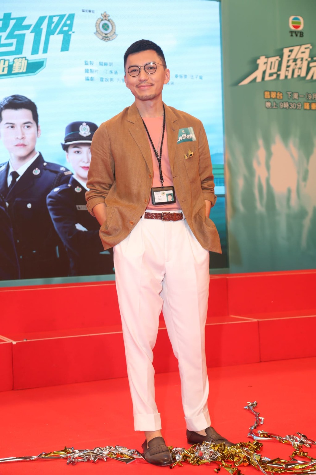 袁偉豪為《把關者們》宣傳。