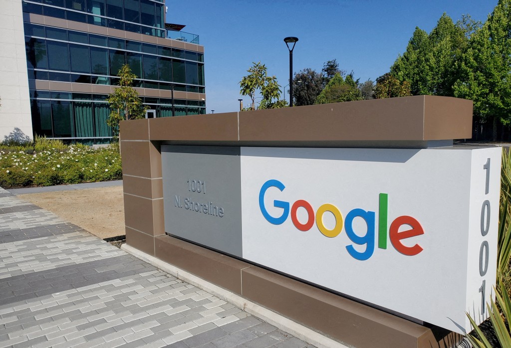 Google位于美国加州的总部。路透社