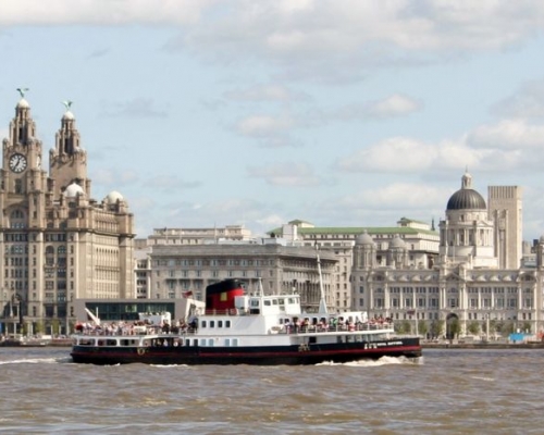 利物浦市區的人口約為四十萬，英國第四大城市。