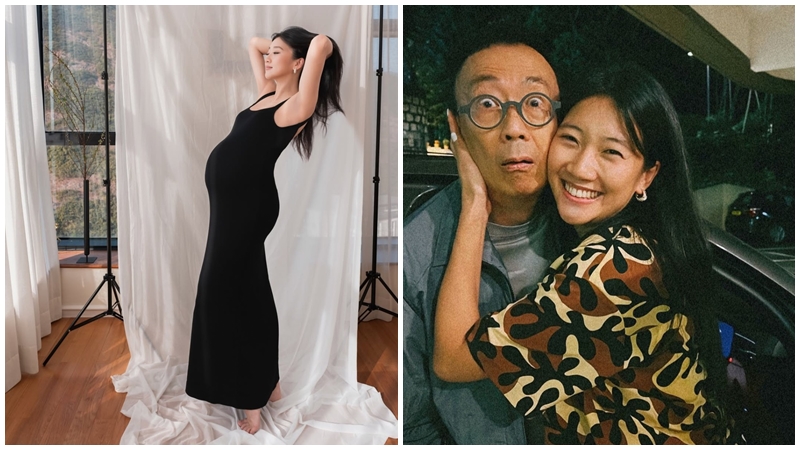 鄭丹瑞大女鄭瑤順利下女兒！公公晒萌爆腳印照： 小情人在情人節出世