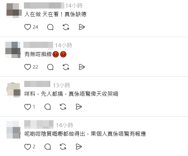 網民痛斥盜匪。
