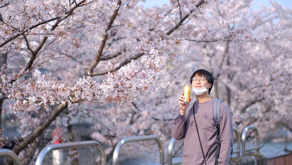 吳業坤兩年前曾去日本working holiday，當時更由京都步行到東京。