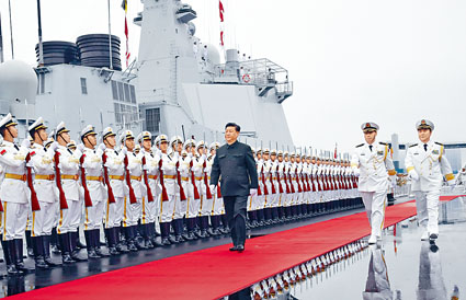 外界关注中国最新军费涨幅会不会达到双位数。资料图片